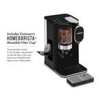 Cuisinart Grind & Brew Classic Black Single Serve Coffee Maker with Built-In Grinder