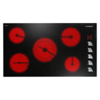 Cosmo COS-365ECC 36 in. Drop-In Electric Black Ceramic Glass Cooktop