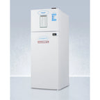 General purpose refrigerator-freezer with digital controls, internal fan, alarm/thermometer, and 2-8C refrigerator section