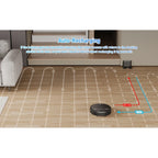 MANVN Robot Vacuum and Mop Combo, 2 in1 with Schedule, Wi-Fi/App, 2300Pa Max Suction