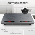 VBGK 12�?Electric Cooktop in Black with 2 Burners