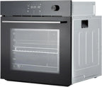 HELLONE 24" Single Wall Oven, Built-in Electric Ovens with 11 Cooking Modes, 3000W, 240V, 2.5 CF Convection Built-in Oven, Stainless Steel, Touch Control, Timer, Safety Lock
