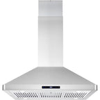 Cosmo COS-63ISS90 36 in. 380 CFM Ducted Island Range Hood in Stainless Steel