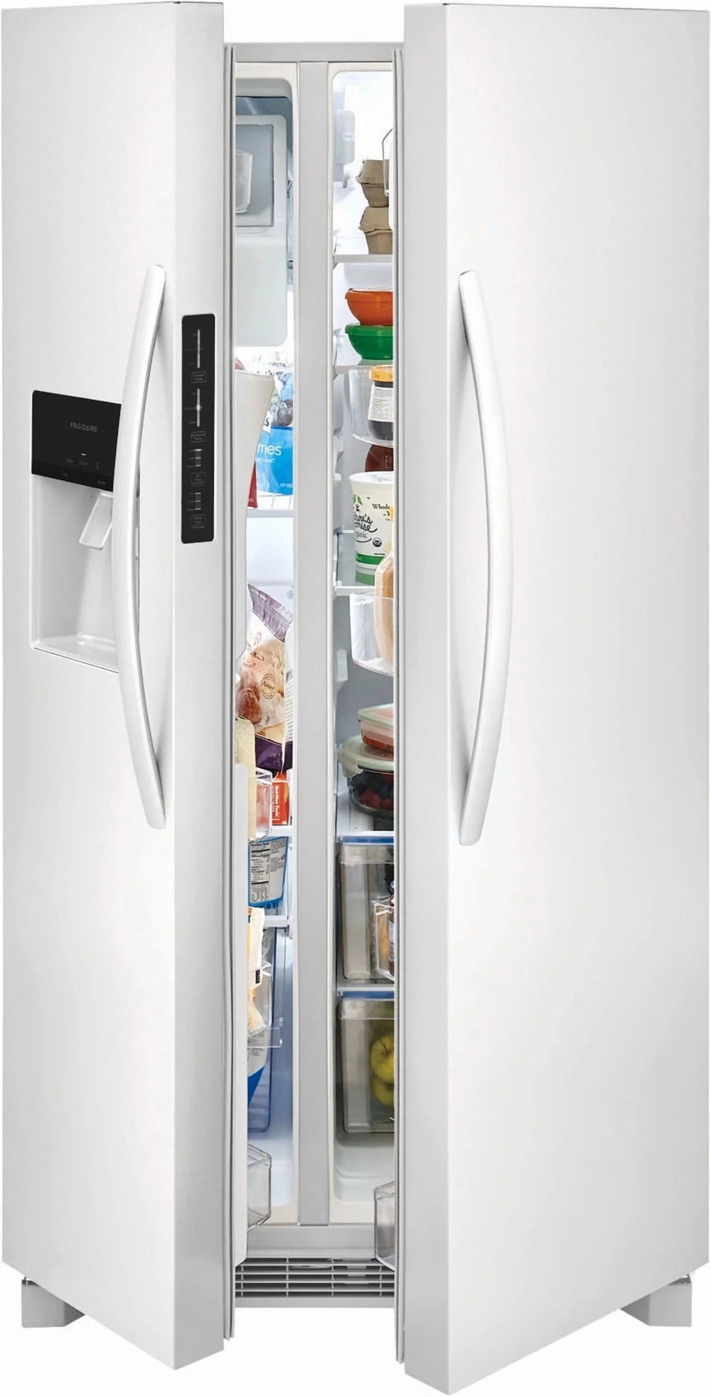 Frigidaire FRSS2623AW 26 Cu. Ft. 36'' Standard Depth Side-by-Side Refrigerator, White