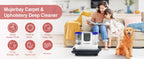 Aeitto 12Kpa Portable Furniture Water Extractor - Odor/Stain Removal, Ideal for Sofa, Carpet, Car, Pet Messes