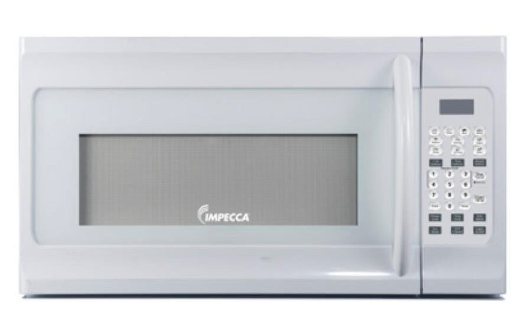 Impecca OM-1600W 30" Over the Range Microwave with 1.6 cu. ft. Capacity; 1000 Watts Cooking Power; 300 CFM and Child Lock in White