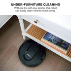 Shark EZ Robot Vacuum with Self-Empty Base, Row-by-Row Cleaning, Powerful Suction, Perfect for Pet Hair, Wi-Fi, Carpets & Hard Floors, RV910S