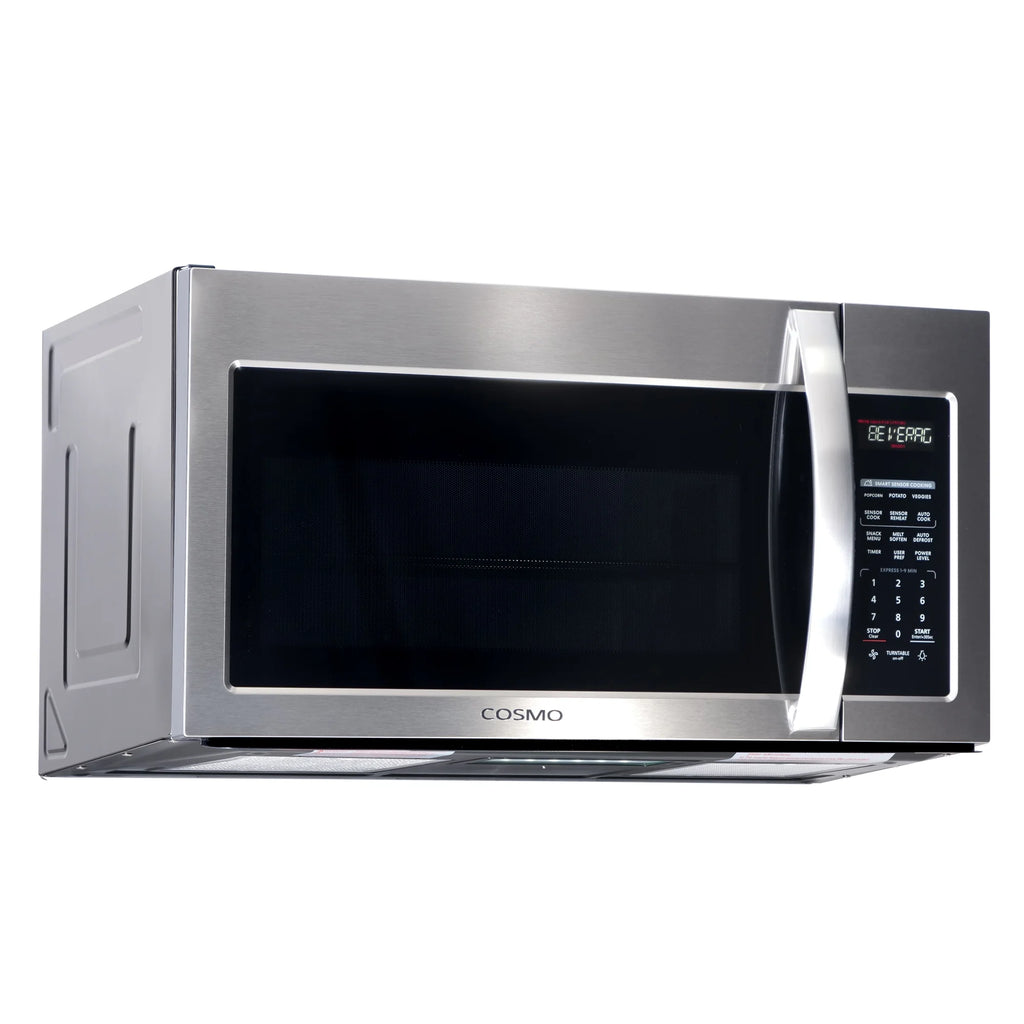 Cosmo 5 Piece Kitchen Appliance Package With 30" Electric Cooktop 24" Single Electric Wall Oven 30" Over-the-range Microwave French Door Refrigerator & 24" Built-in Fully Integrated Dishwasher