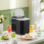 Costway Countertop Ice Maker Portable Ice Making Machine 6-13 Mins 9 Ice 26.5 lbs/24 Hrs Black
