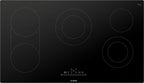 Bosch Net86uc 37" Wide 5 Burner Electric Cooktop - Black