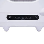 White Desktop Dishwasher, 1200W Compact Automatic Dishwasher, 5 Washing Programs Display 360�� Spray Arm, 72 �� C Hot Water Rotary Cleaning, Suitable for Apartment/Office/Kitchen/RV