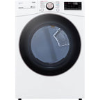 LG DLEX4000W 7.4 Cu. Ft. Ultra Large Capacity Smart wi-fi Enabled Front Load Electric Dryer with TurboSteam? and