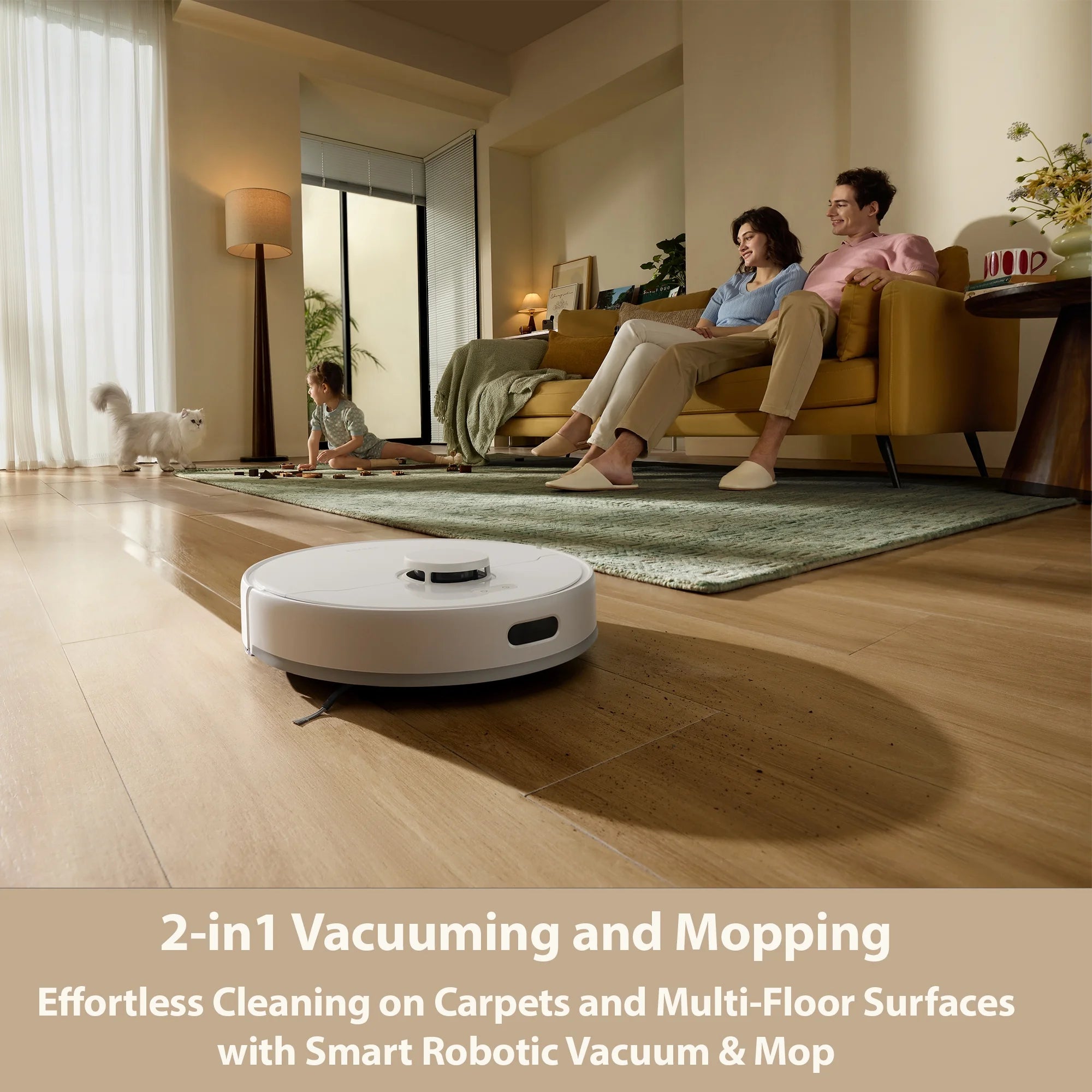 Dreame GoVac 200 Robot Vacuum and Mop with 13000Pa Suction, Auto-Empty, 300 Min Runtime