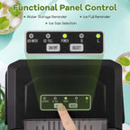 Costway Countertop Ice Maker Portable Ice Making Machine 6-13 Mins 9 Ice 26.5 lbs/24 Hrs Black
