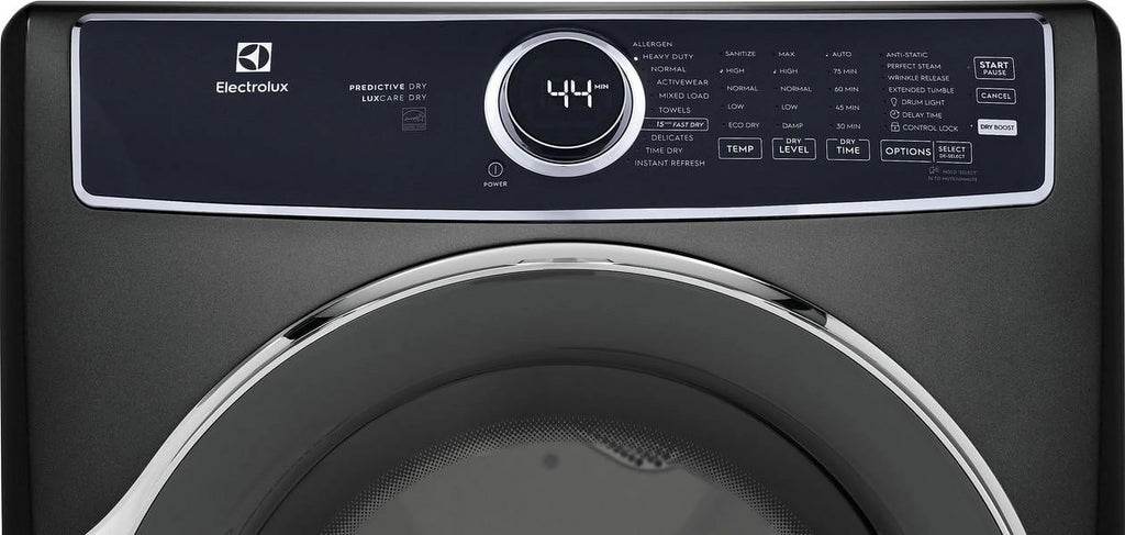 Electrolux ELFE7537AT 8.0 Cu. Ft. Stackable Electric Dryer with Steam and LuxCare Dry System - Titanium