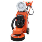220V Concrete Ground Grinder Hand-push Dust-free Floor Grinding Polishing Machine Work Depth 0-3MM
