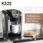 Keurig K525 Single Serve Coffee Brewer, Slate