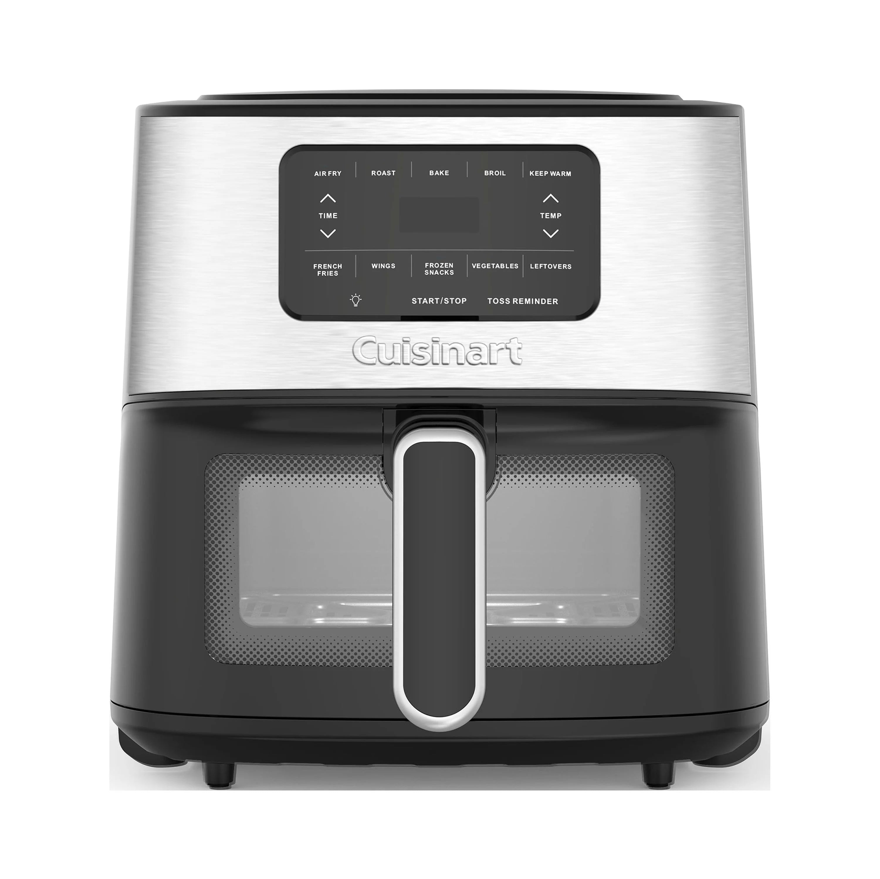 Open Box Cuisinart Air Fryer Oven - 6-Quart Basket Stainless Steel Air Fryer - Dishwasher-Safe Parts with 5 Presets - Roast, Bake, Broil, Air Fry and Keep Warm - Quick and Easy Meals - AIR-200