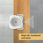 iRobot Braava Jet M6 (6110) Ultimate Robot Mop- Wi-Fi Connected, Precision Jet Spray, Smart Mapping, Works with Google Home, Ideal for Multiple Rooms, Recharges and Resumes