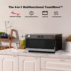 Galanz GTWHG09S1A09 0.9 Cu. ft. Toastwave 4-in-1 Multifunctional Oven, Stainless Steel