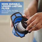 HART 20-Volt Cordless Hand Vacuum Kit with Multi-Surface Motorized Brush Roll, HPHV34B
