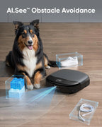 eufy S1 Robot Vacuum and Mop, All-in-One Station, Always Clean Mop, 8,000 Pa Suction, Hot Water Mop Washing, Self-Drying