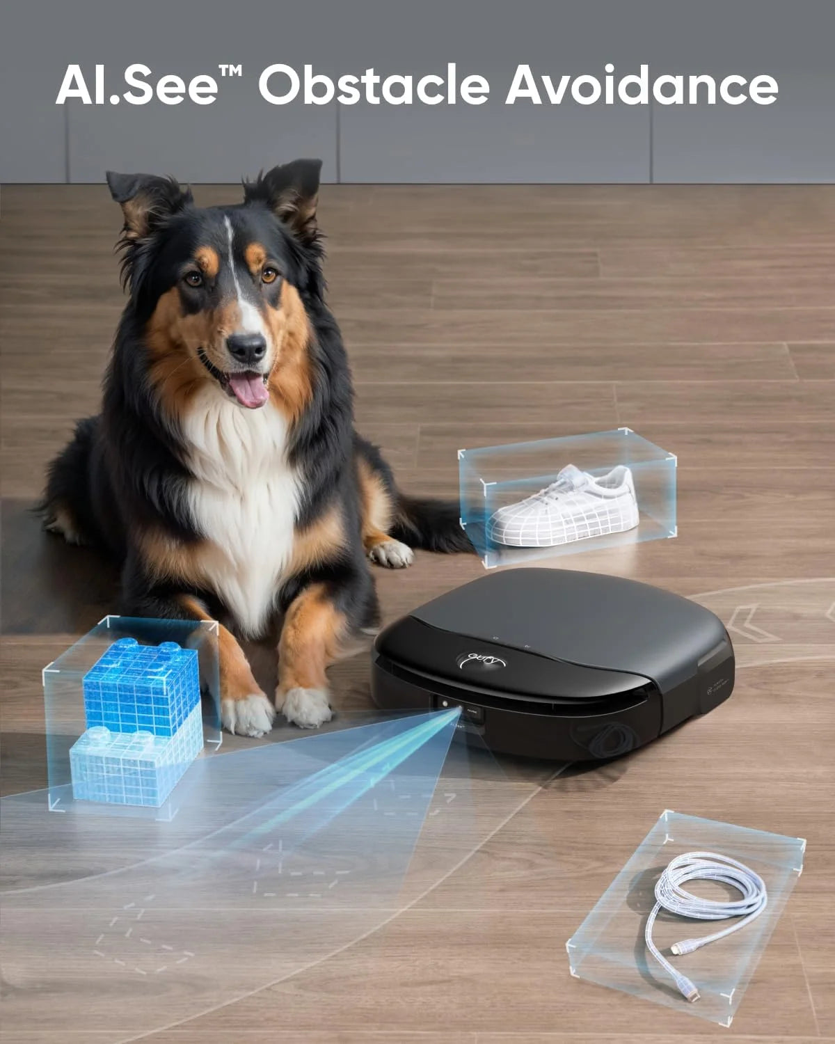 eufy S1 Robot Vacuum and Mop, All-in-One Station, Always Clean Mop, 8,000 Pa Suction, Hot Water Mop Washing, Self-Drying