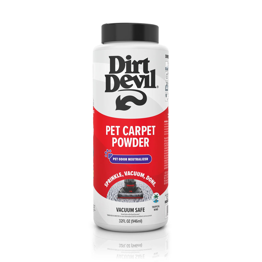 Dirt Devil Upright Vacuum, Multi-Surface Total Pet, Pet Friendly & Dirt Devil Fresh & Pet Room Refresher Carpet Powder, 32oz