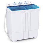 Costway Twin Tub 20Lbs Top Load Washing Machine with Gravity Drain