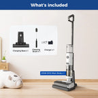JONR ED12 Pro Max Wet Dry Vacuum Cleaner, 167��F Flashdry Self-Cleaning and 800ml Large Capacity Dirty Water Tank Smart Floor Cleaner