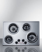 30" Wide 230V 4-Burner Coil Cooktop