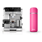 Ninja Luxe Cafe Premier Series, Stainless Steel Espresso Machine and Drip Coffee Maker with integrated Coffee Grinder and Milk Frother, ES601
