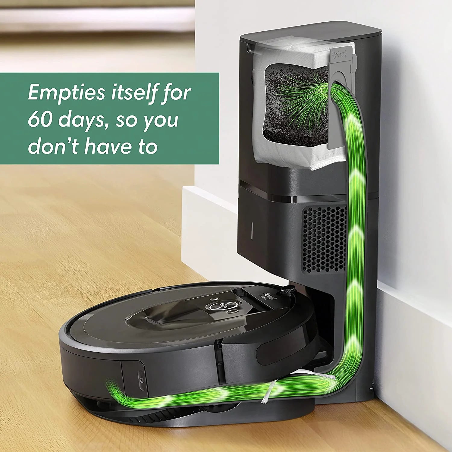 iRobot i755020 Roomba i7 plus Wi-Fi Connected Robot Vacuum with Automatic Dirt Disposal (7550)