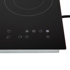Electric Cooktop 24 inch Built-in Electric Stove Top 110V 2600W Knob Control