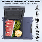 XYTREWPortable Car Refrigerator Cooler Freezer Compressor 9 L Single Zone for Car Home �?9  Single temperature zone compressor refrigeration car refrigerator, portable refrigeration and freezing