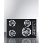 30 in. 220V Electric Cooktop - White Porcelain