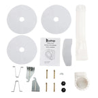 Zimtown 1.6 cu ft 110 V White Electric Compact Clothes Dryer