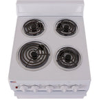 Premier&nbsp;2.4 Cu. Ft. White Freestanding Electric Coil Range