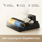 MOVA K30SE Wet Dry Vacuum,180��Flat Reach Floor Mop,Self Dual-Edge Cleaning,18000 Pa Suction
