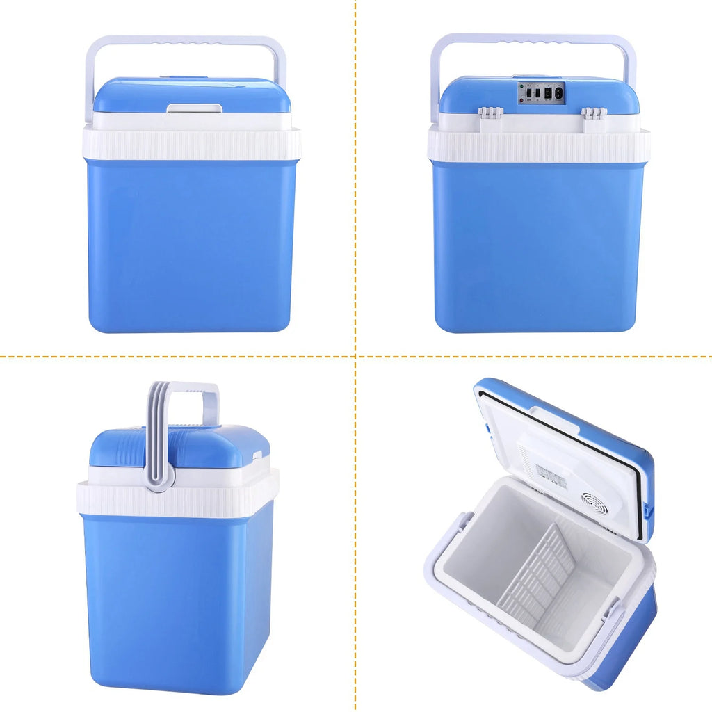 Moclever Portable Car Refrigerator with Removable Divider, 10.52 lb