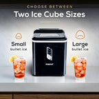 Igloo Automatic Ice Machine Self Cleaning Countertop Ice Maker for Water Bottle & Drinks, Aqua