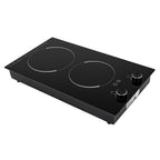 2100W Electric Induction Cooktop Stove Top 2-Burner Touch Control + Child Lock