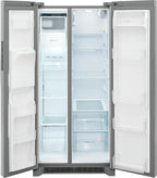 Frigidaire FRSS2323AS 22 Cu. Ft. 33" Standard-Depth Side by Side Refrigerator, Stainless Steel