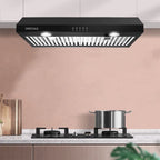 SNDOAS New 30 inch Kitchen Stainless Range Hood 3-Speed Under Cabinet Exhaust Vent with Filter 120V