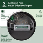 iRobot Roomba 105 Vac Robot Vacuum and Self-Charging Dock with Intense Power Lifting Suction, LiDAR�?Navigation, Multi-Surface Cleaning,