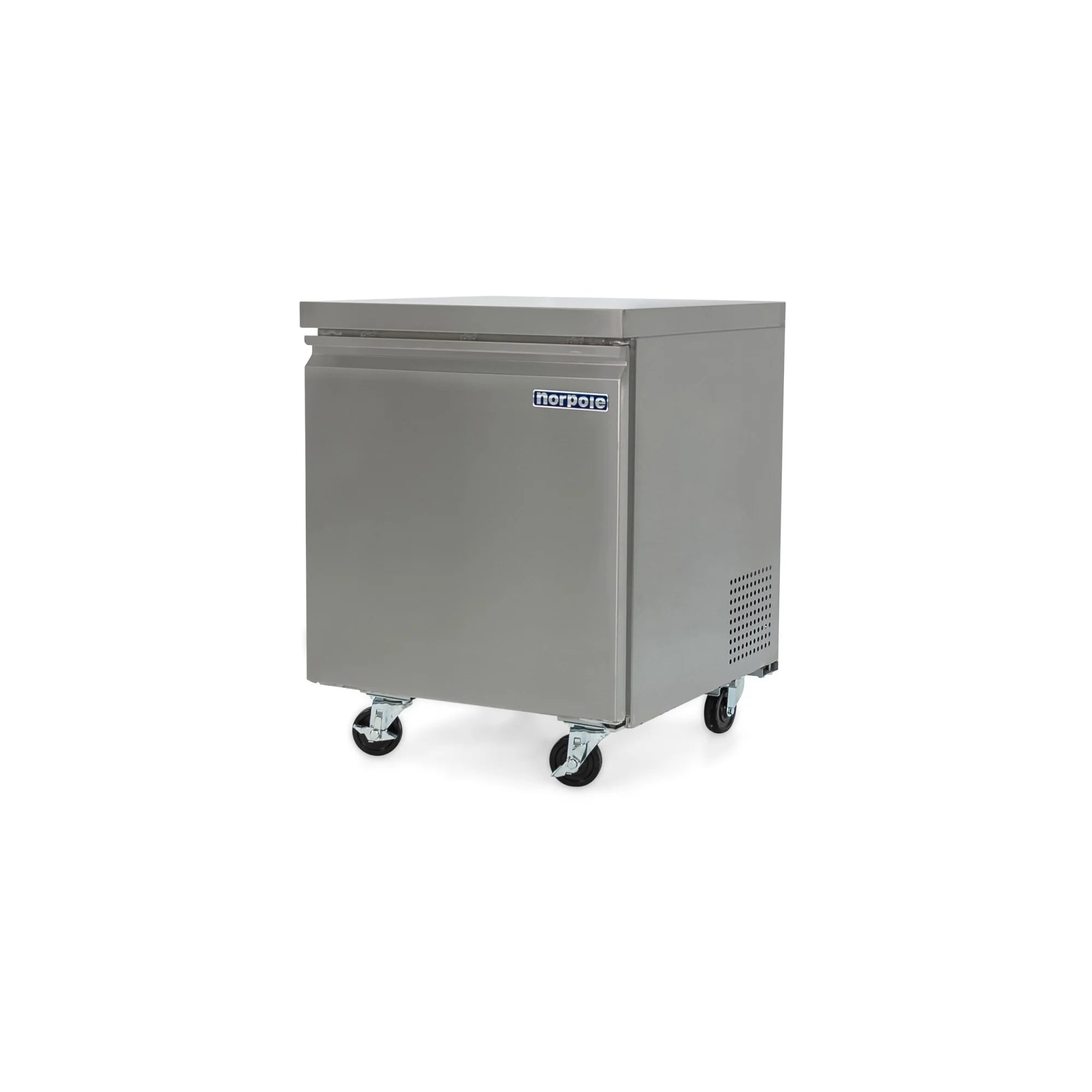 Norpole 6 cu. ft. Commercial Under Counter Upright Freezer in Stainless Steel in Stainless Steel