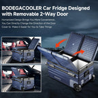 BODEGA 12 Volt 80 Qt.�?5L) Car Refrigerator, Portable Freezer, Car Fridge for Camping, Travel,APP Control, Rv
