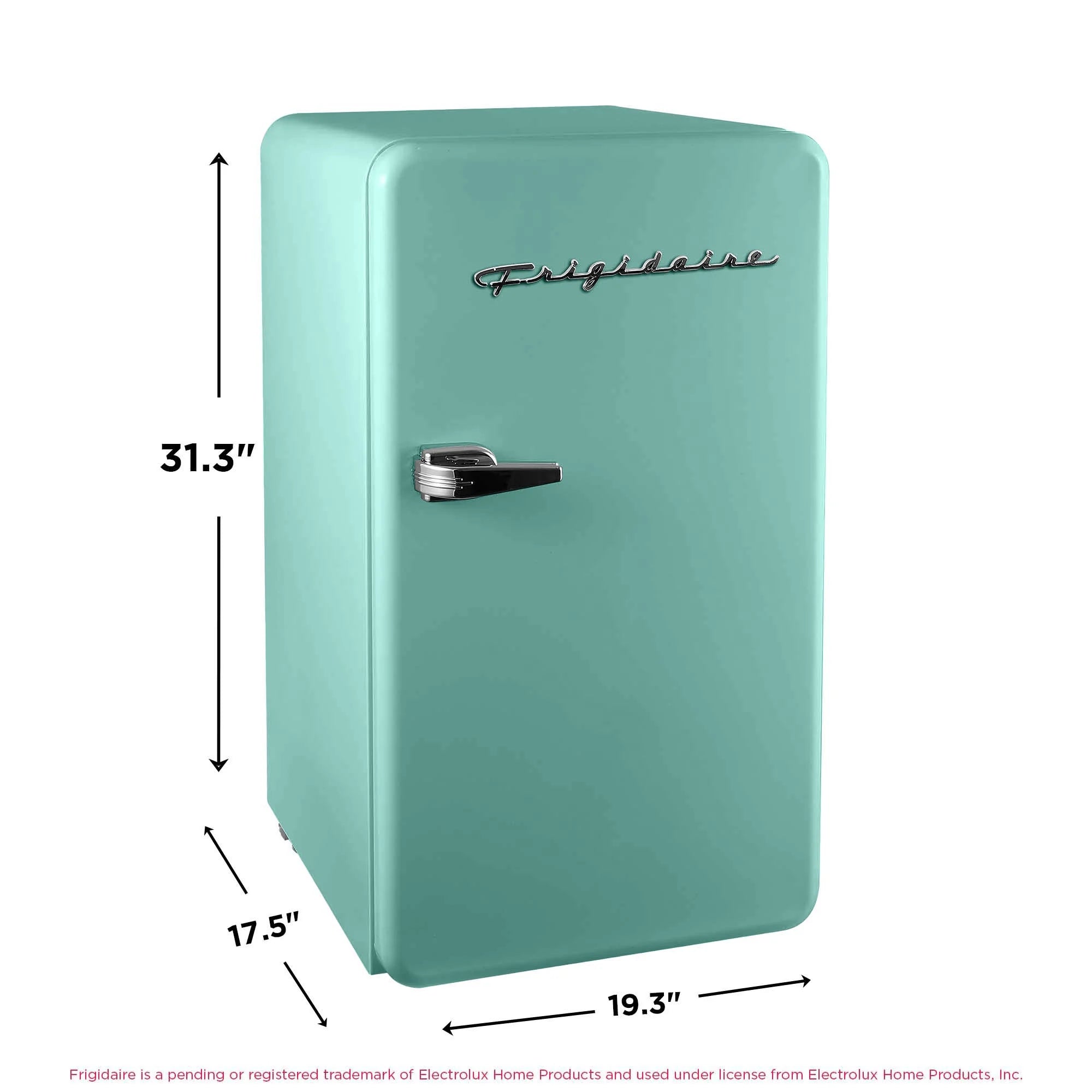 Frigidaire 3.2 Cu. ft. Single Door Retro Compact Refrigerator EFR372, Blue