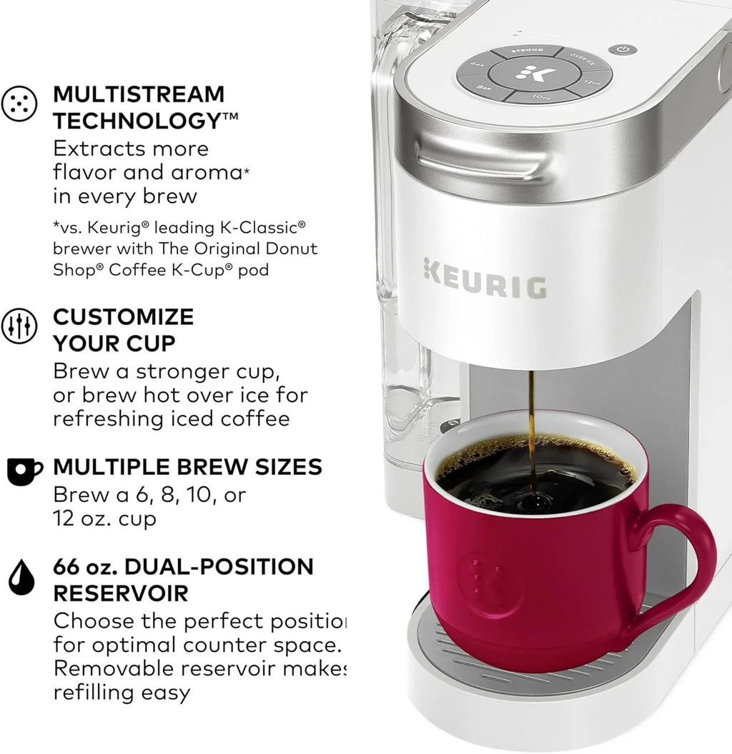Restored Keurig KSK910WH K-Supreme Single Serve K-Cup Pod Coffee Maker, White (Refurbished)