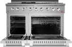 NXR 48'' Stainless Steel Professional Free-standing Gas Range with Griddle, 7.2 cu ft. Convection Oven SC4811